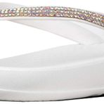 Fitflop Bayan Sparkle Classic Iqushion Ombre parmak arası terlik, Beyaz (Urban White), 38 EU