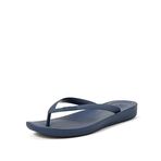 Fitflop Erkek iQushion Tm Ergonomik Parmak Arası Terlik, Blue Midnight Lacivert 399, 42 EU