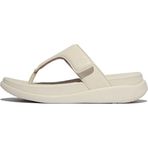 Fitflop Kadın F-Mode Go Ayarlanabilir Düz Şekilli Toe-Post Sandalet, Bej, 36 EU