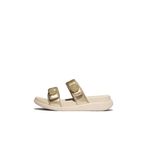 Fitflop Kadın / Kız Terlik IW5-090 / 675 F-MODE GO Beadie-Button Adjustable Two-Bar Slides