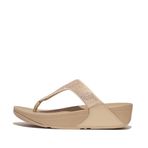 Fitflop Lulu Crystal Embellished Toe-Post kadın sandaleti, Bej (Latte Bei, 37 EU