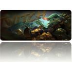 Fitgame 70X30 Xl Twitch 3mm Kauçuk Kaymaz Taban Oyuncu Gaming Mouse Pad - Renkli