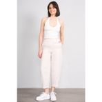 Fithit 7026 Bayan Boru Paça Keten Pantolon Natural