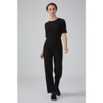 Fitilli Triko Pantolon - Siyah