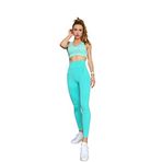 Fitinsane Yüksek Bel Seamless Toparlayıcı Spor Tayt - Mint | Esnek & Sıkılaştırıcı (XS/S)
