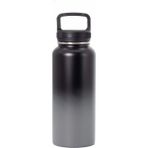 Fitmart Paslanmaz Çelik Vakumlu Termos Küçük 950ML - Siyah-Gri