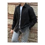 Fitmens Oversize Gabardin Pamuklu Hediye Kutulu Erkek Ceket Gömlek Fs-003868 - Siyah