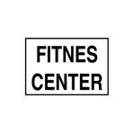 Fitnes Center Uyarı Tabelası - 50x70 Alüminyum Kompozit Panel - KSM12