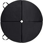 Fitness Egzersizi için Pole Dance Crash Mat Ekstra Kalın 50 mm Ev Yoga Pilates ve Jimnastik için Spor Salonu Dolgusu Egzersiz için Siyah Zemin Yastığı (Boyut: 120 x 5 cm)