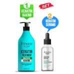 Fitness Professional Brezilya Fönü Keratin Bakımı 1000 Ml Kalıcı Onarıcı Ve Saç Düzleştirici Ve Saç Bakım Serumu 100 Ml