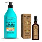 Fitness Professional Keratin Bakım Sonrası 1000 ml Tuzsuz Bakım Şampuanı + 100 ml Keratin Bakım Yağı