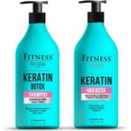 Fitness Professional Keratin Onarıcı Yıpranmış Kuru Saç Botoksu Hair Botox Ve Şampuan Seti 1000 Ml