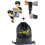 Fitness Sporcu Bilekliği Wrist Wraps Legend + Ağırlık Kaldırma Kayışı T-Grips Lifting Straps + Sackpack 3'lü Paket