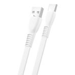 FitPlus Flat FS-403 2.4A 1 mt Type-C Data/Şarj Kablosu