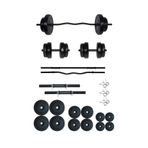 Fitset 78 kg Z Barlı Halter Seti Ve Dambıl Seti Ağırlık Fitness Seti