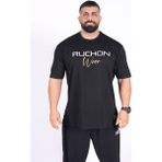 Fitsize - Designed In Usa Erkek Dar Kesim Sporcu Tişört - Fitness & Antrenman Giyim - %100 Pamuklu Kumaş - XL - Siyah