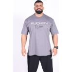 Fitsize - My Limits Erkek Dar Kesim Sporcu Tişört - Fitness & Antrenman Giyim - %100 Pamuklu Kumaş - Gri