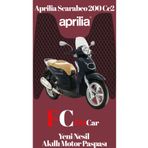FittCar Aprilia Scarabeo 200 Cc Yeni Nesil Motor Paspası Siyah