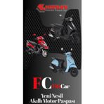 FittCar Kanuni Trodon Sx 50 Yeni Nesil Motor Paspası Turuncu Taba