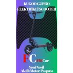 FittCar Kugo G2 Pro Yeni Nesil Scooter Paspası Siyah