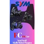 FittCar Sym Jet 14 200Cc Abs E5 Yeni Nesil Motor Paspası Gri