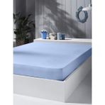 Fitted Lastikli Çarşaf %100 Pamuklu Penye Kumaş - Mavi - 90 x 190