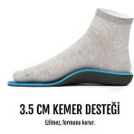 Fitter Foot Fitterfoot-Erkek Ve Kadınlar İçin Ark Destekli Tabanlıklar,2 cm Boy Uzatan, Ayakkabı İçi Ortopedik Destek, Gün Boyu Enerji Ve Konfor Sağlayan Ayakkabı Tabanlıkları - XL 48-50 (Kesilebilir)