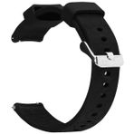 FitTurn 18 mm 20 mm 22 mm Silikon Saat Bantları Hızlı Çıkarılan Metal Tokalı Renkli Yedek Aksesuarlar Saat Kayışı/Bileklik Silikon Kayışlar (Siyah, 22 mm)