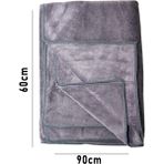 Fıtzgerald Mikrofiber Cam Bezi Araba Temizleme Bezi 60*90 Koyu Gri 1 Adet - Standart