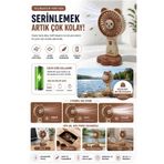 Fitzherbert Çocuklar İçin Taşınabilir Mini El Fanı USB Şarjlı Sessiz Güçlü Soğutucu El Vantilatör