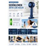 Fitzherbert Taşınabilir Mini El Fanı USB Şarjlı Sessiz Güçlü Soğutucu El Vantilatör