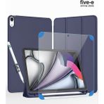 Five-E Apple iPad Air 11 M3 (2025) Kılıf Ekran Koruyucu ve Stylus Kalemli 3'ü 1 Arada Full Gear Set - iPad Air 11 M4 (2026) - Lacivert