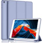 Five-E Apple iPad Air 3. Nesil 10.5 Inc (2019) Kalemlikli Yatay Standlı Stromix Smart Kılıf ve Ekran Koruyucu A2123 A2152 A2153 - Lavanta