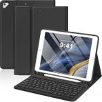 Five-E Apple iPad Air 3. Nesil 10.5 Inc Türkçe Karakterli Bluetooth Özellikli Kalemlikli Klavyeli Detachable Kılıf - Siyah
