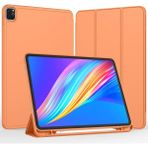 Five-E Apple iPad Pro 11 (2021) 3. Nesil Kalemlikli Yatay Standlı Stromix Smart Kılıf A2377 A2459 A2301 A2460 - iPad Pro 11 (3.Nesil) - Turuncu