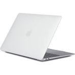 Five-E Apple MacBook Air 13.6 M3 2024 Darbelere Dayanıklı Buzlu Matte Ön Arka Kapak Kılıf A3113 - Şeffaf