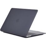 Five-E Apple MacBook Pro 14.2 M1 Çipli 2023 Darbelere Dayanıklı Buzlu Matte Ön Arka Kapak Kılıf A2442 - Siyah