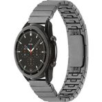 Five-E Huawei Honor Magic 2 46MM Otomatik Klipsli Aşınmalara Dayanıklı Parça Tasarımlı Piece Metal Kordon - Gri