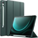 Five-E Samsung Galaxy Tab S8 Plus Kalem Şarjına Uygun Kalemlikli Stromix Standlı Kapaklı Kılıf Sm- X800 X806 X808 - TAB S8 + - Haki