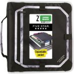Five Star Fermuarlı Cilt, Genişleme Paneli Genişleyen Dosyalı 5 Inç 3 Halkalı Klasör, 580 Sayfa Kapasitesi, /g - Standart