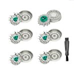 Fivoras Yeni Yükseltme Sh60 Yedek Kafa keskin Philips Norelco 6000 ile Uyumlu Norelco Serisi 6000 Yedek Bıçaklar için Yedek Bıçaklar Philips Serisi 6000 Tıraş Makinesi S6810/82, S6850/85, S6880/81 için Yedek