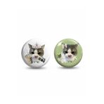 Fivy 2’li set Matcha & Latte İçen Kedi Rozet