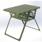 Fiways AXIS XL Katlanır Metal Kamp Masası - Ultra Dayanıklı Taşıma Çantalı Balkon Bahçe Karavan Masası