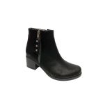 Fix 9311 Yagli Deri Trend Fashion Fermuarli Kadin Bot