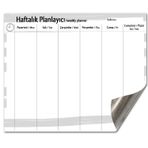 FIXALL MIKNATISLI PANO HAFTALIK PLANLAYICI YAZ SİL 50X70 CM