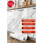FixCaps Kendinden Yapışkanlı Mermer Desenli Mutfak Dolabı Banyo Fayans Kaplama Folyosu