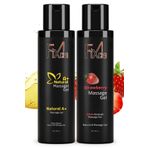 FixCla 150 ml Kayganlaştırıcı Jel 2’li Set – Natural A+ ve Çilek Aromalı Su Bazlı Jel