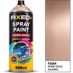 Fixed Sprey Boya Akrilik Rose Altın Yaldız Efekt 400 ml (320 Gr) Parlak Metalik Görünüm