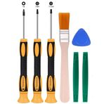 Fixinus T6 T8 T10 tornavida seti, 7 adet hassas mıknatıslı tornavida PS5, PS4, PS3, Xbox One, Xbox 360 Controller, MacBook ile uyumlu