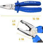 Fixio Profesyonel Pense 160 Mm. - Mavi
